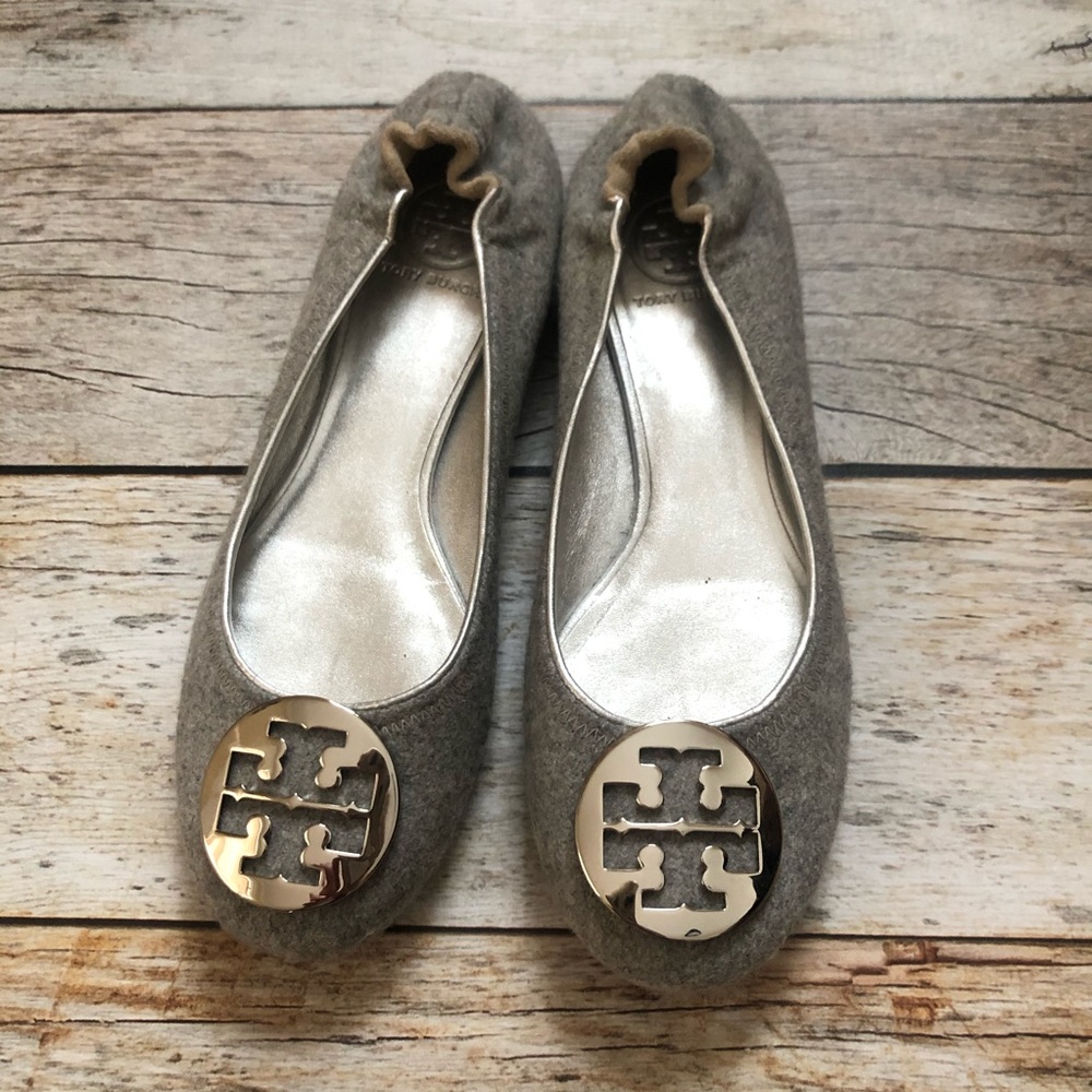 Felted Tory Burch flats
